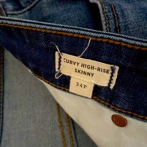 Madewell curvy high rise skinny jeans